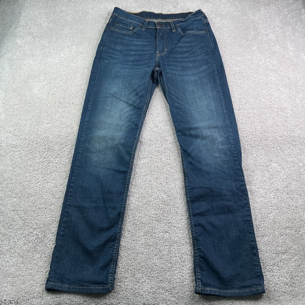 Levis Jeans Mens 30x32 Blue 514 Straight‎ Fit Stretch Denim Casual Classic